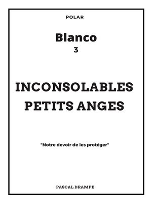 cover image of Inconsolables petits anges